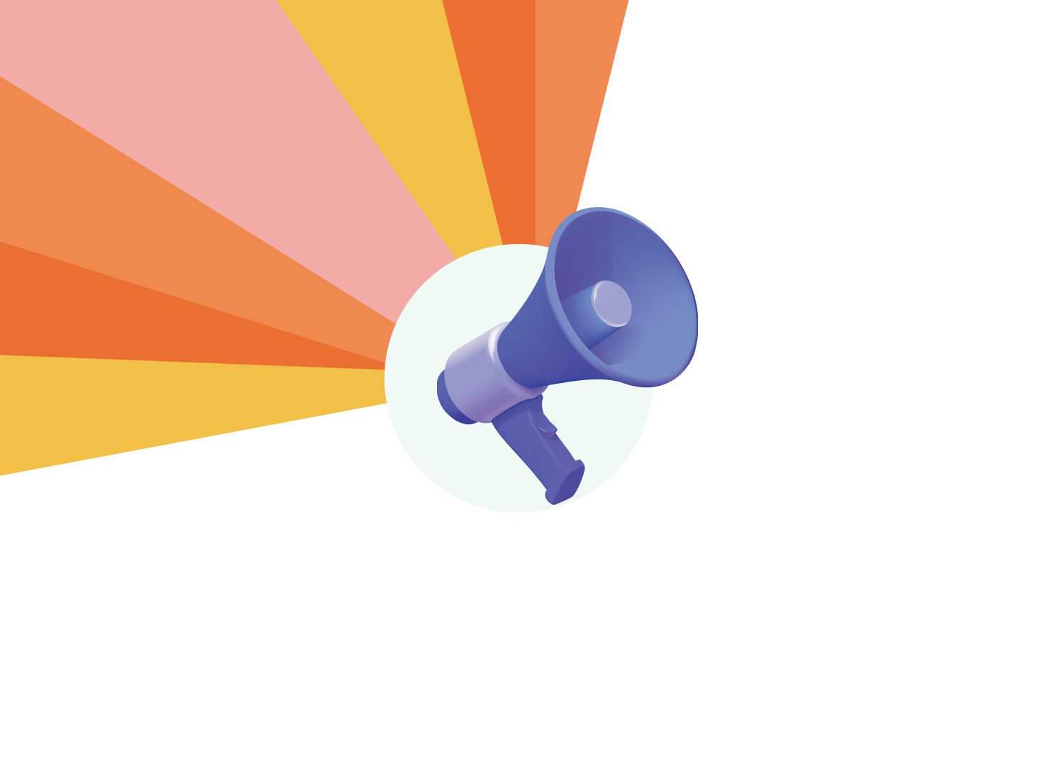 Megaphone background